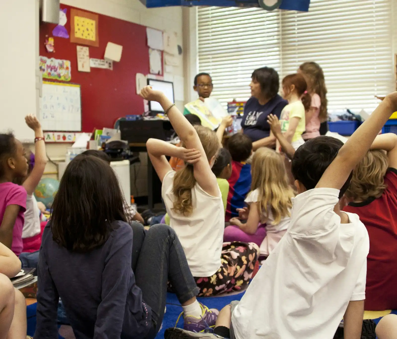 Children in a classroom
